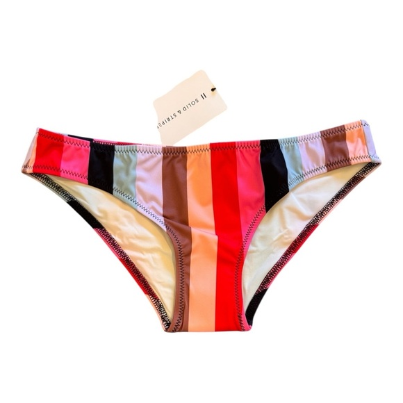 Solid and Striped The Elle Bottom in Malibu Stripe NWT - Picture 2 of 6